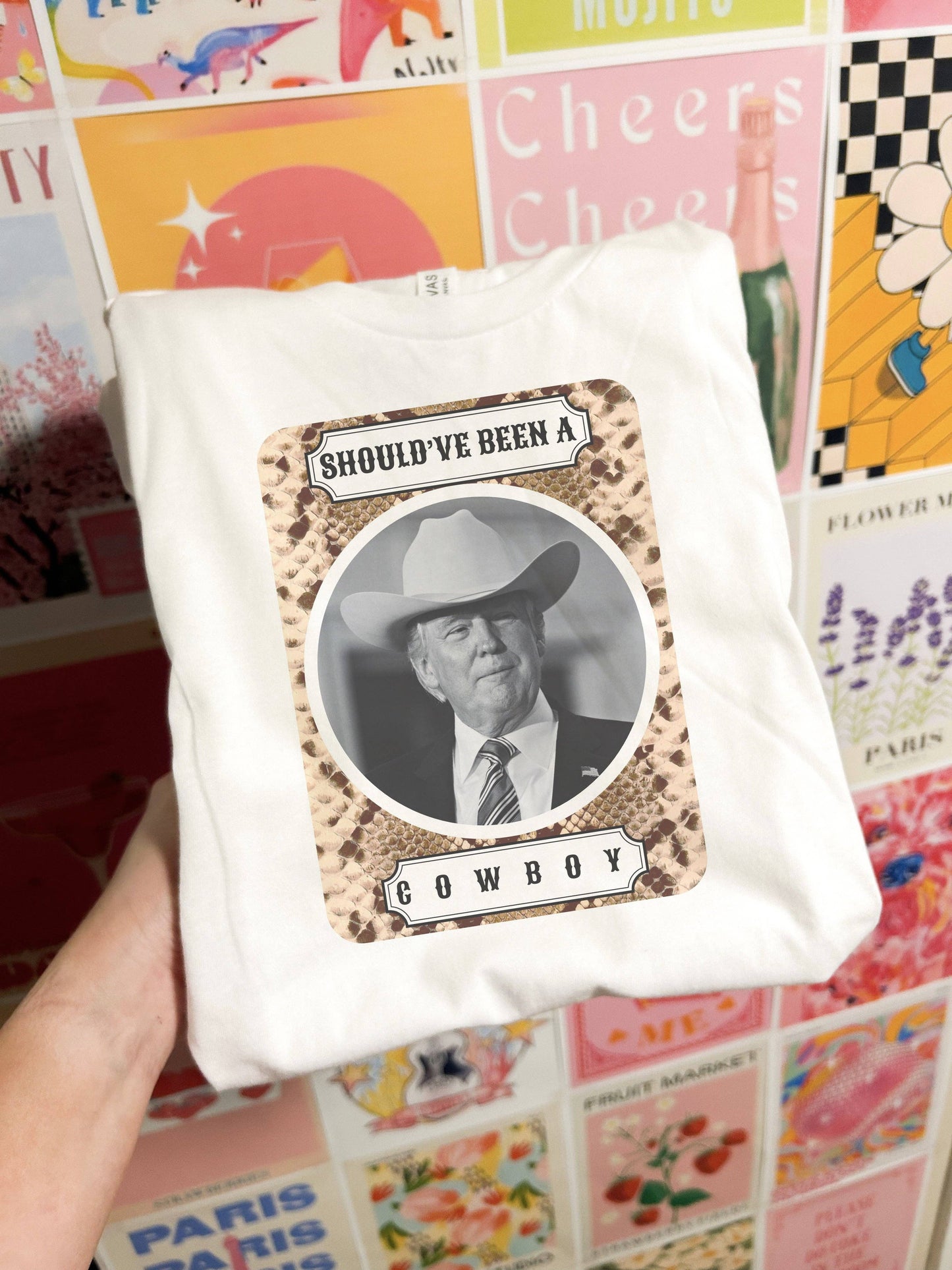 Should’ve Been A Cowboy Trump Tee