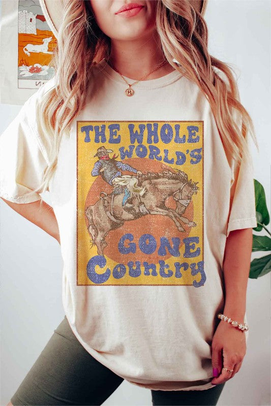 COUNTRY WORLD GRAPHIC TEE / T-SHIRT