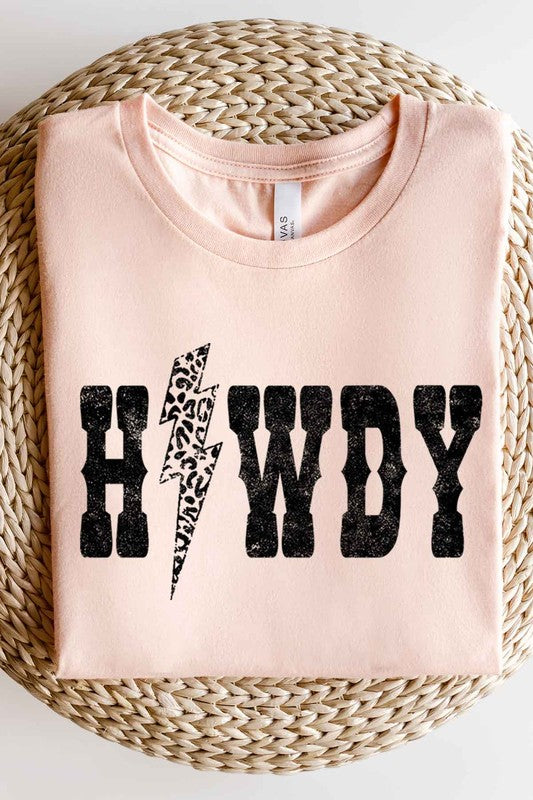 LEOPARD HOWDY GRAPHIC TEE / T-SHIRT