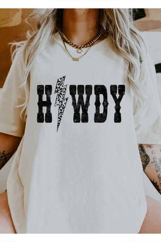 LEOPARD HOWDY GRAPHIC TEE / T-SHIRT