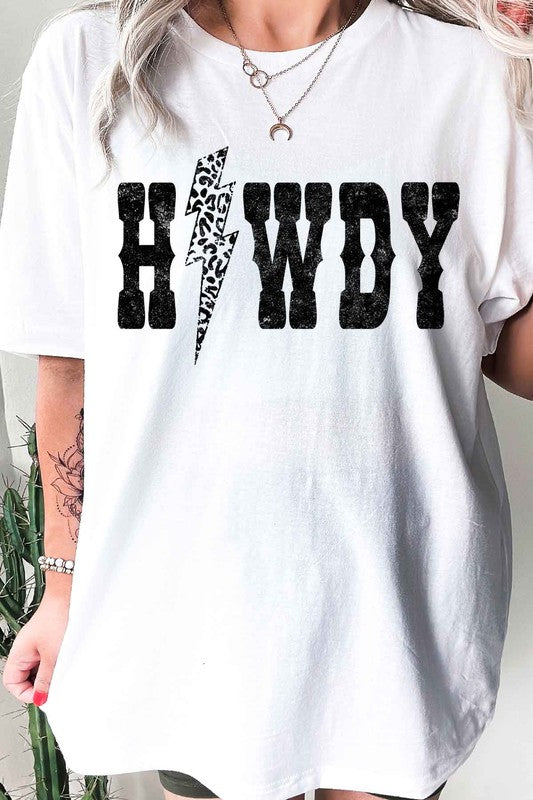 LEOPARD HOWDY GRAPHIC TEE / T-SHIRT