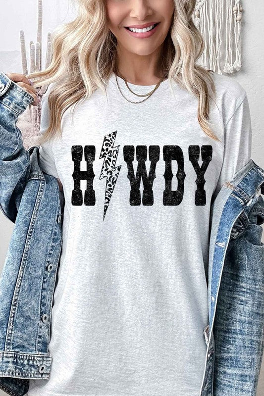 LEOPARD HOWDY GRAPHIC TEE / T-SHIRT