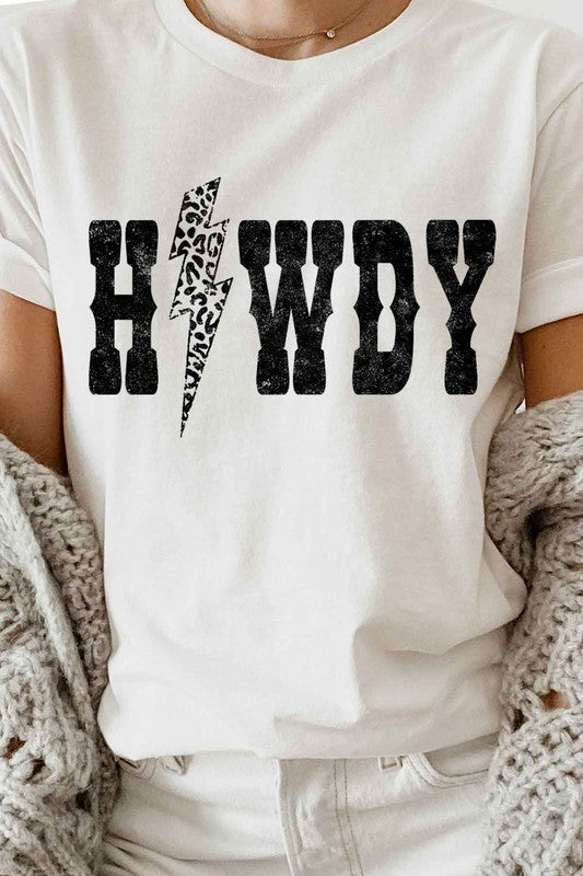 LEOPARD HOWDY GRAPHIC TEE / T-SHIRT