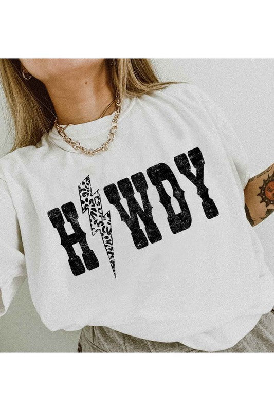 LEOPARD HOWDY GRAPHIC TEE / T-SHIRT