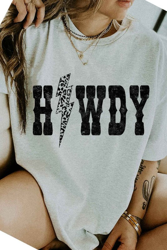 LEOPARD HOWDY GRAPHIC TEE / T-SHIRT