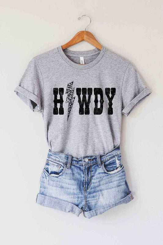 LEOPARD HOWDY GRAPHIC TEE / T-SHIRT