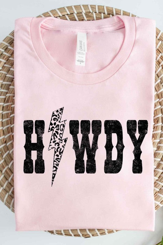 LEOPARD HOWDY GRAPHIC TEE / T-SHIRT