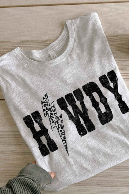 LEOPARD HOWDY GRAPHIC TEE / T-SHIRT