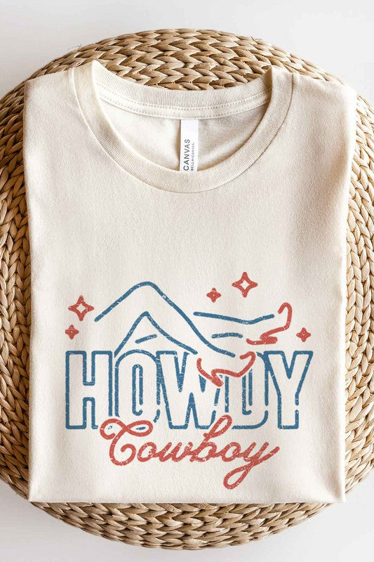 HOWDY COWBOY GRAPHIC TEE / T-SHIRT