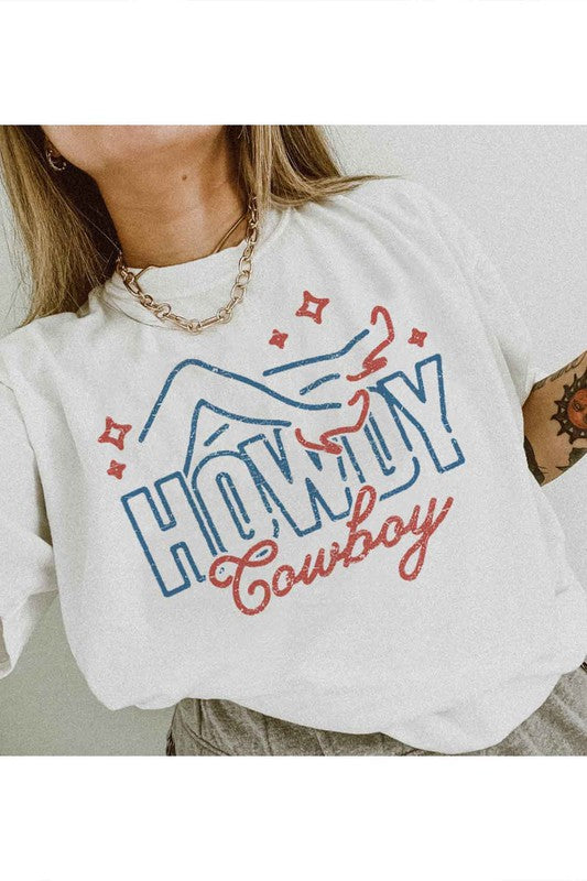 HOWDY COWBOY GRAPHIC TEE / T-SHIRT