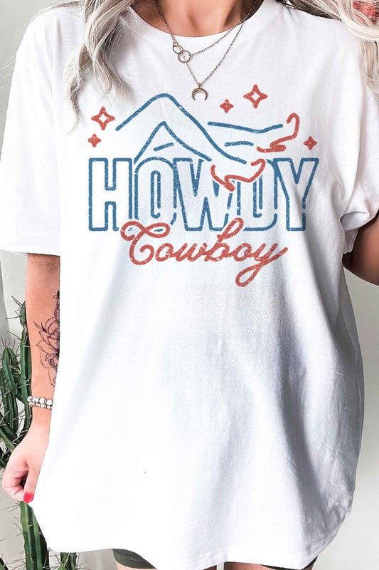 HOWDY COWBOY GRAPHIC TEE / T-SHIRT