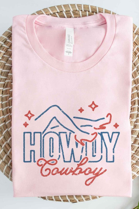 HOWDY COWBOY GRAPHIC TEE / T-SHIRT