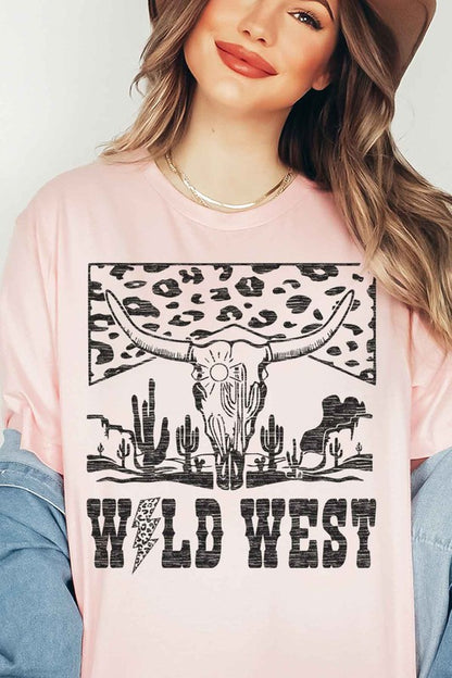 LEOPARD WILD WEST GRAPHIC TEE