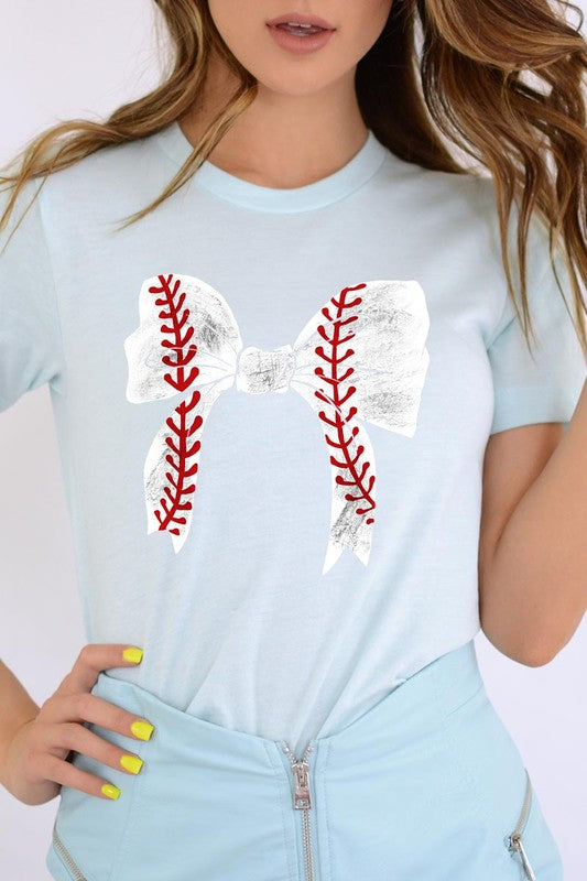 Coquette Bow Baseball Graphic T Shirts