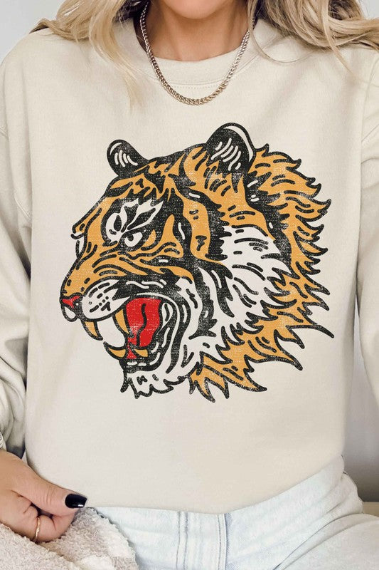 TIGER GRAPHIC SWEATSHIRT