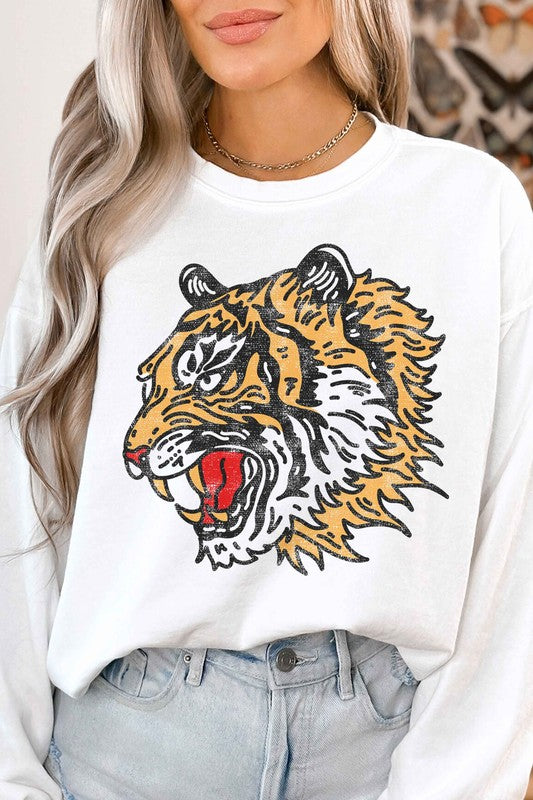 TIGER GRAPHIC SWEATSHIRT