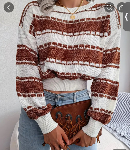 Crop sweater