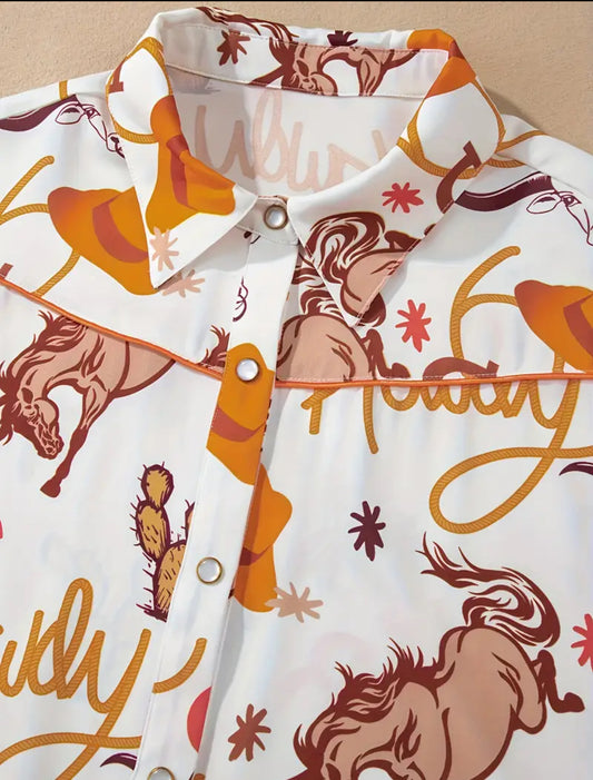 Howdy button down