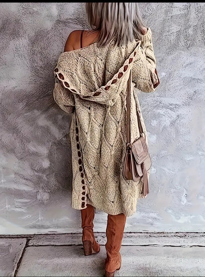 Brown cardigan