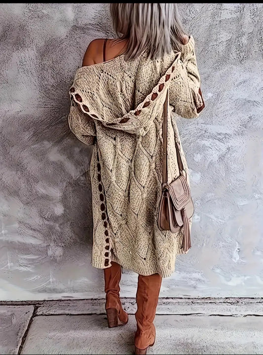 Brown cardigan