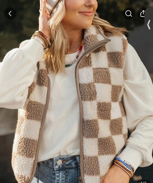 Brown vest