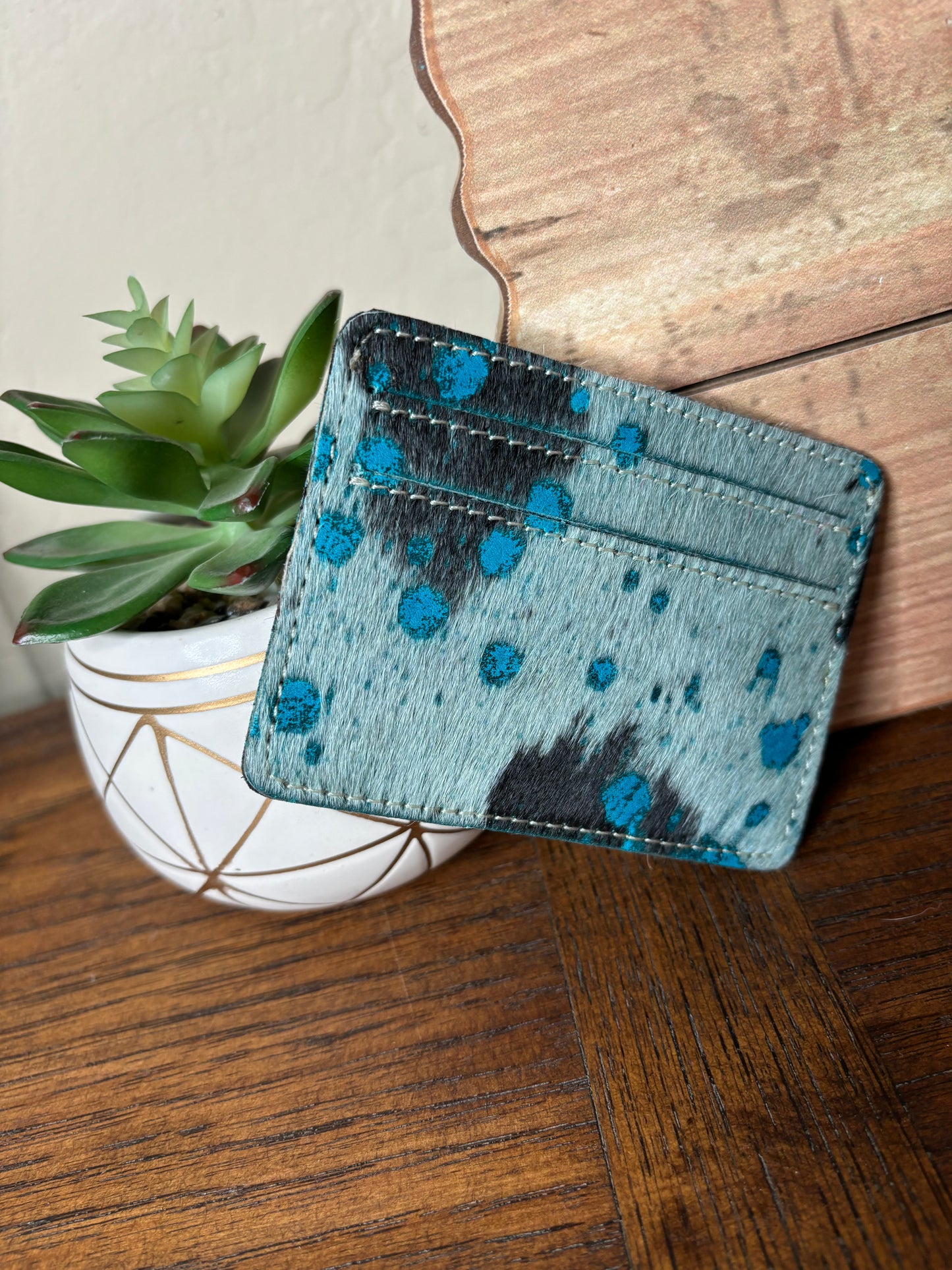 Cowhide Credit Card Holder