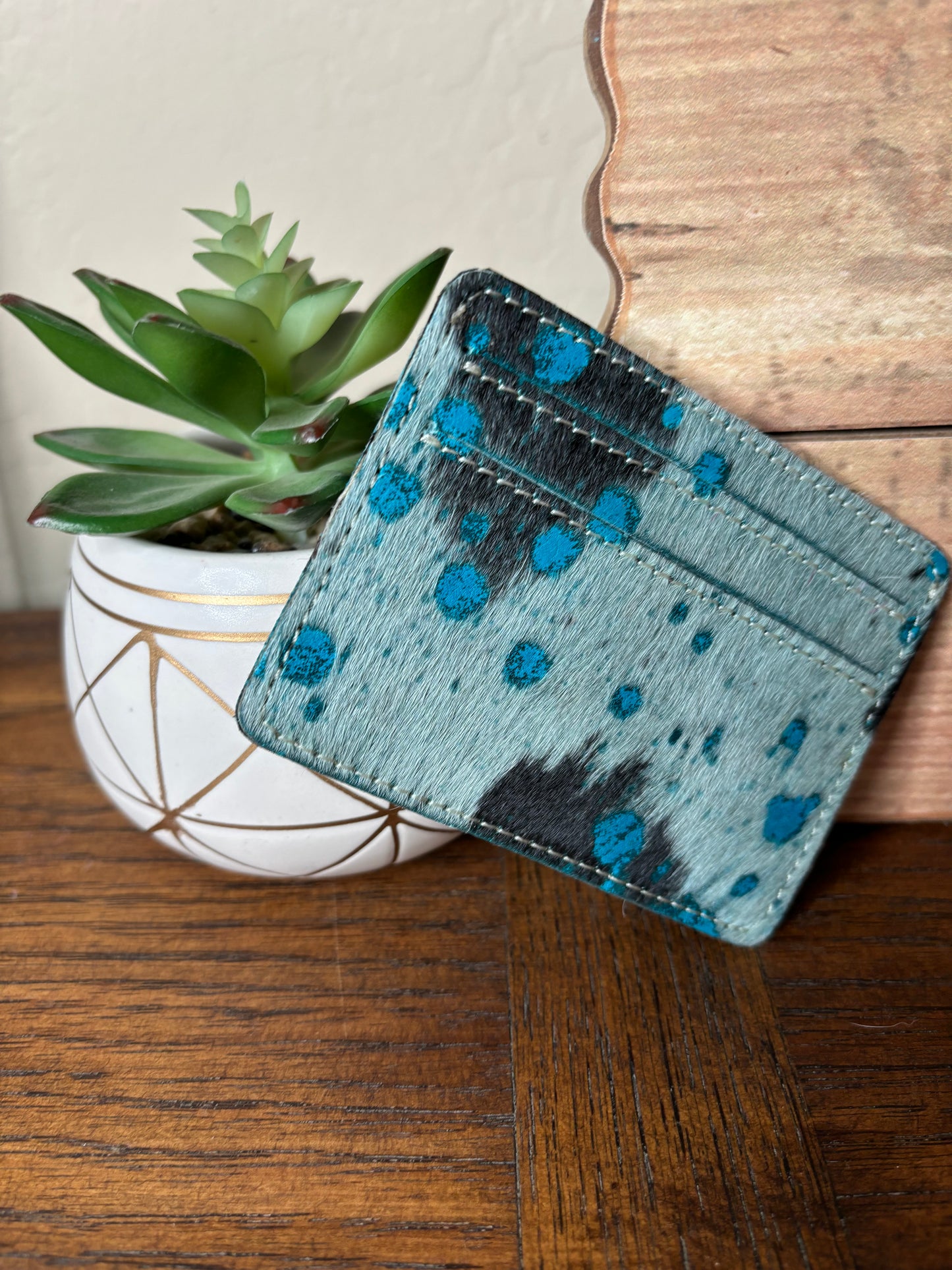 Cowhide Credit Card Holder