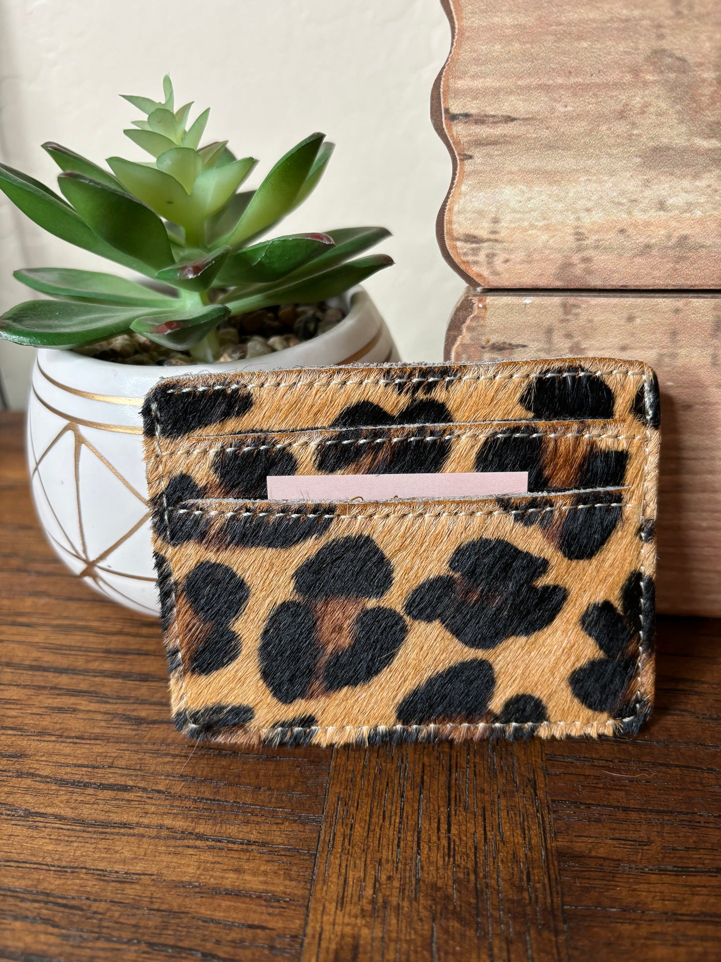 Cowhide Credit Card Holder