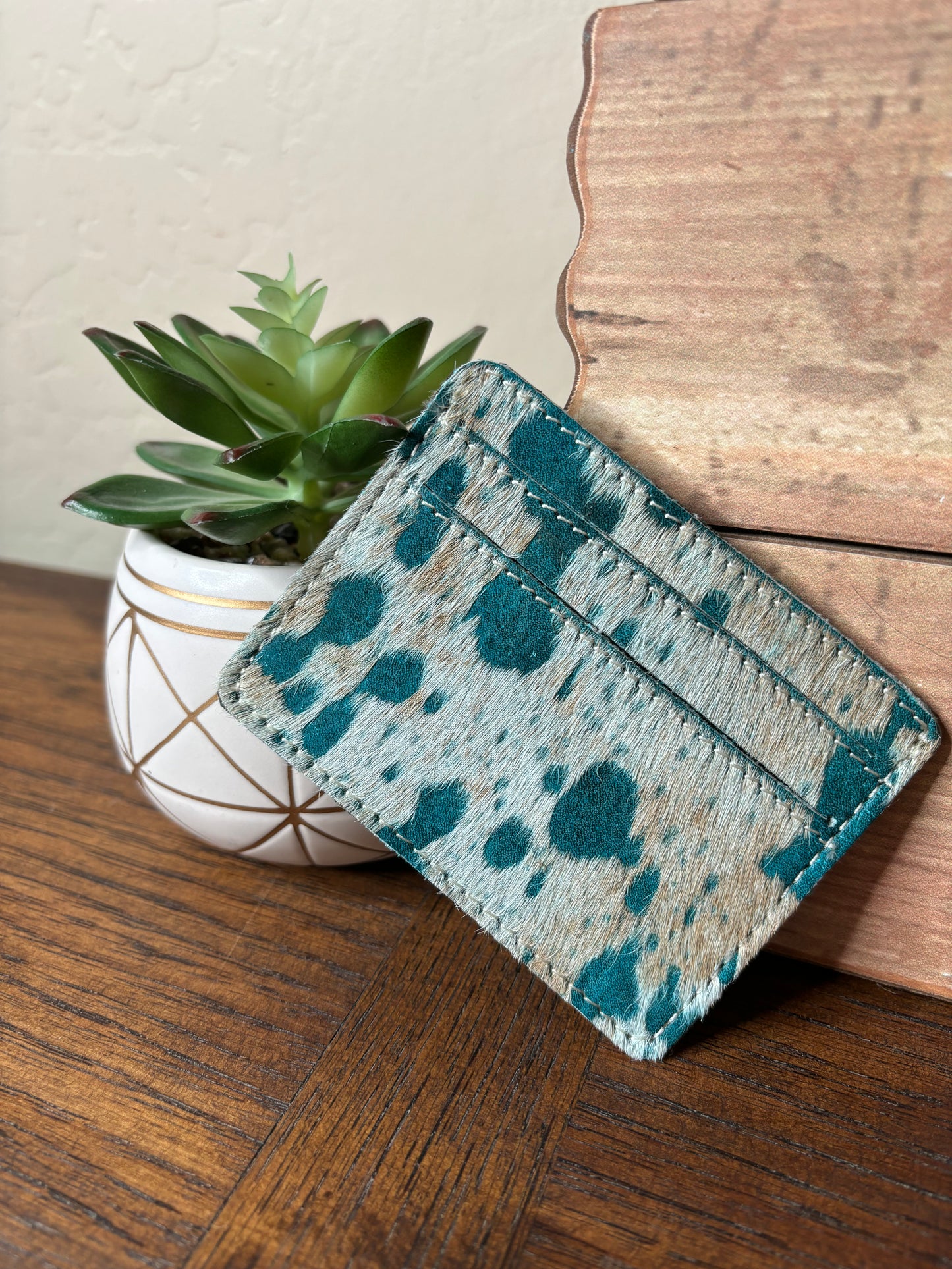 Cowhide Credit Card Holder