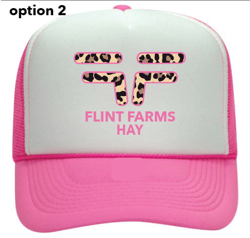 Flint farms trucker hat